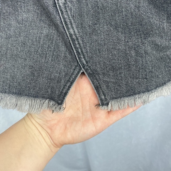 We The Free NWT Sanded Black Distressed Unique Pleated Skirt - Size 26 - Picture 11 of 15